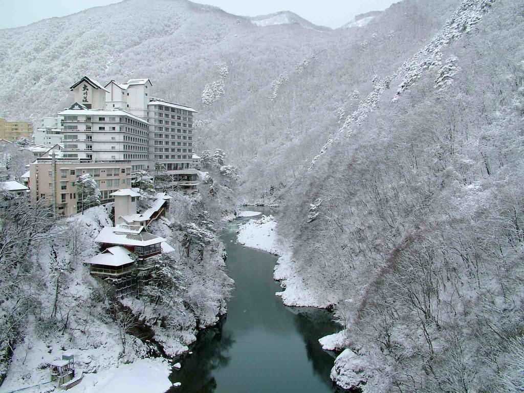 Hotel Ookawaso Aizuwakamatsu Exterior foto