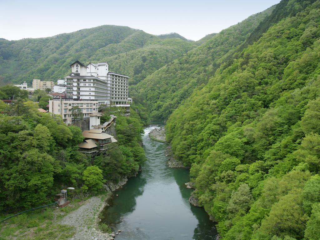 Hotel Ookawaso Aizuwakamatsu Exterior foto