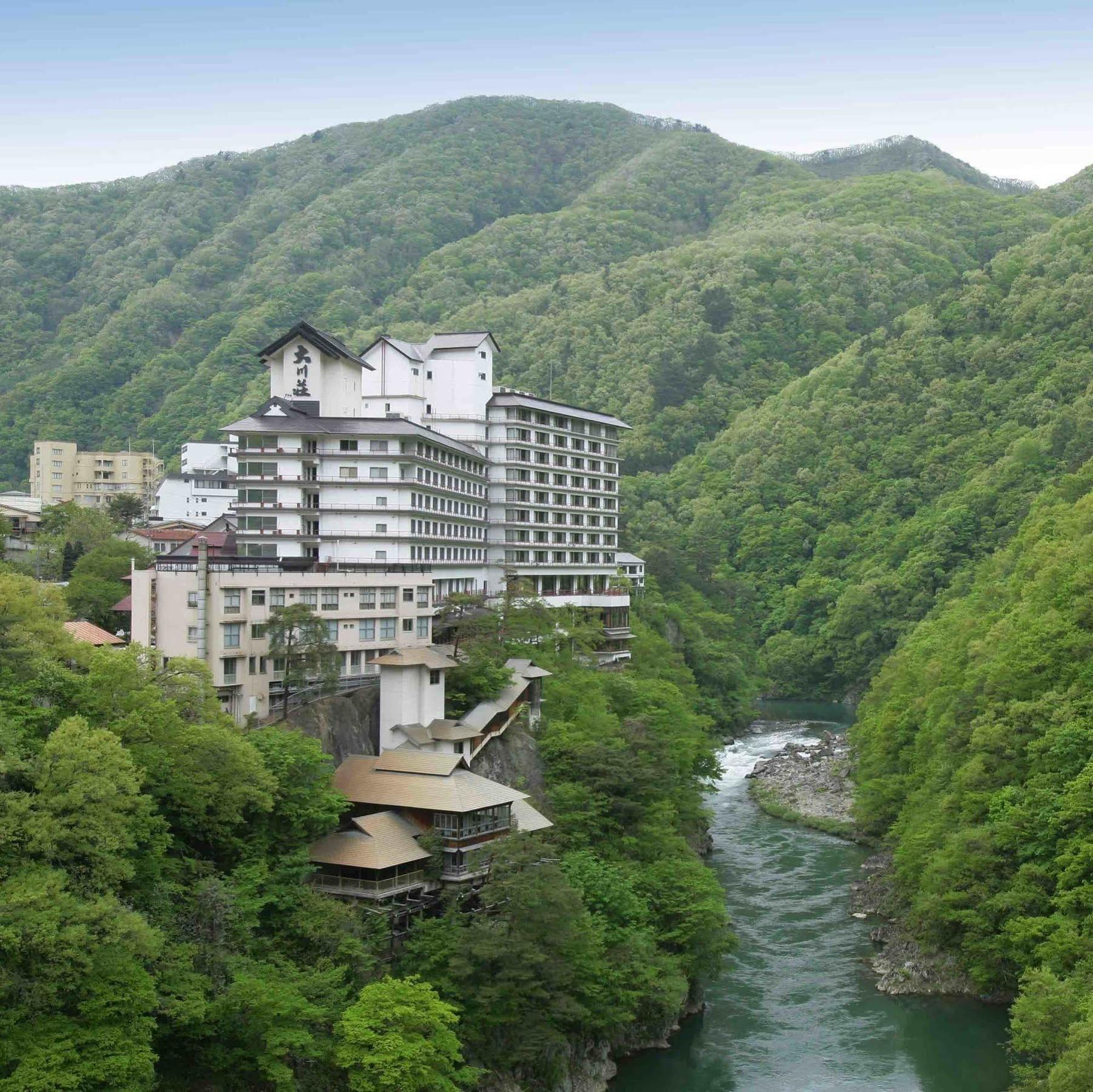 Hotel Ookawaso Aizuwakamatsu Exterior foto