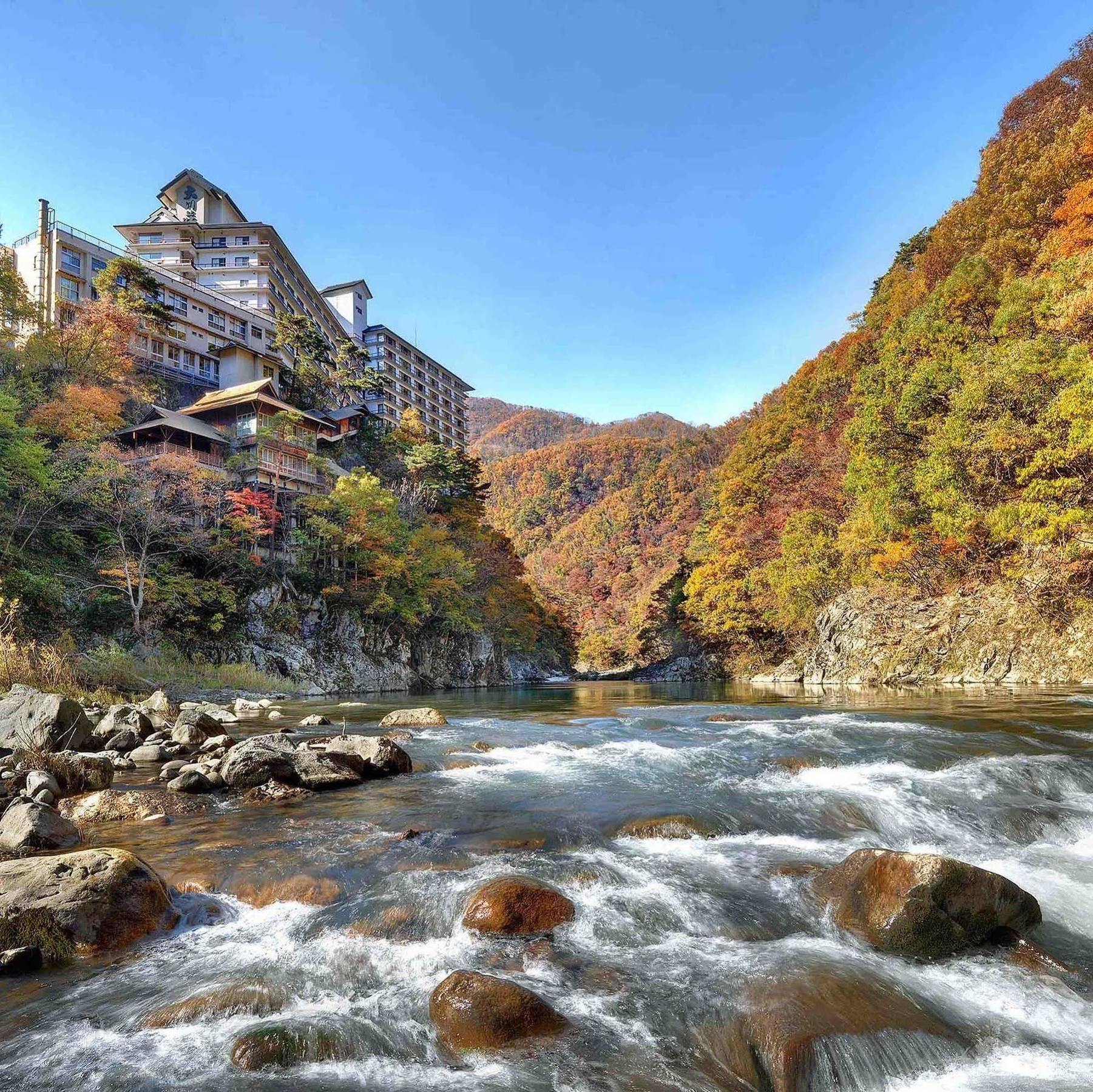 Hotel Ookawaso Aizuwakamatsu Exterior foto